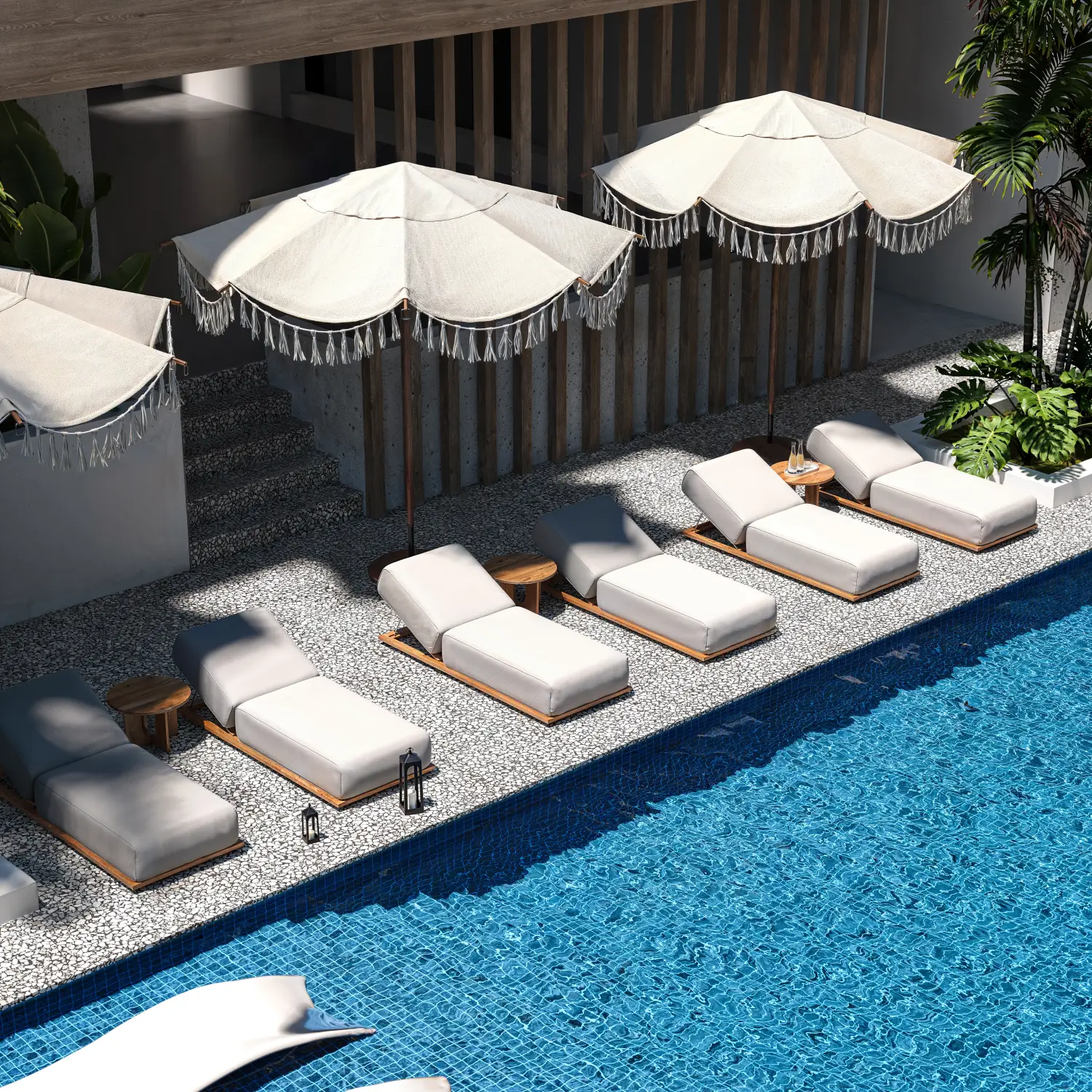 BLUMAR Hills & Sea Liegen am Pool