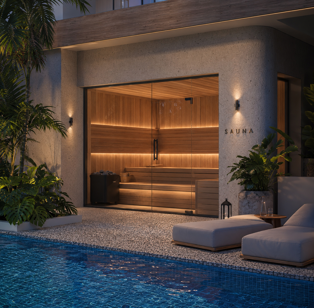 Private sauna
